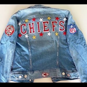Custom Denim Chiefs Jacket